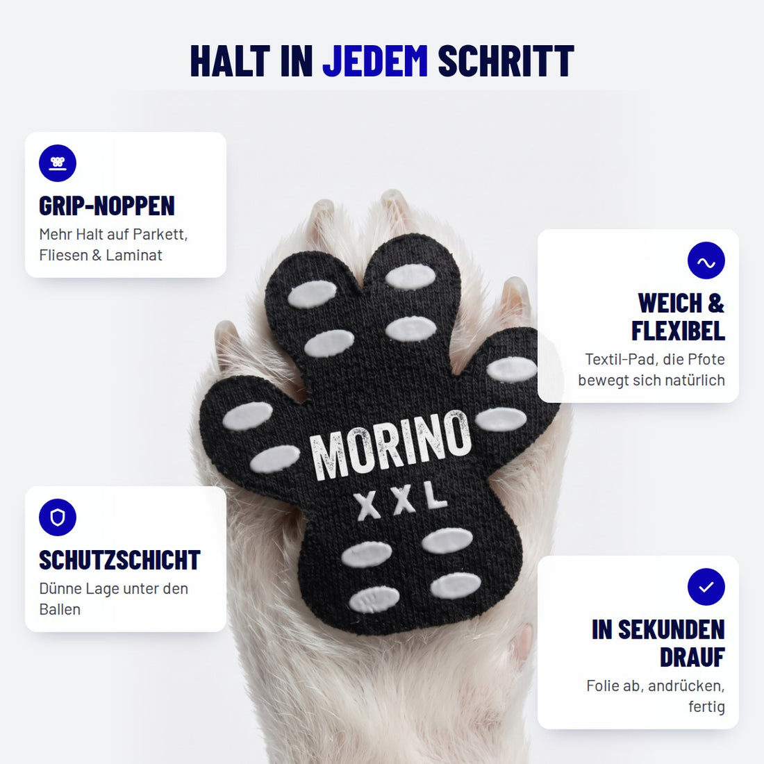 Anti-Rutsch-Pfotenpads